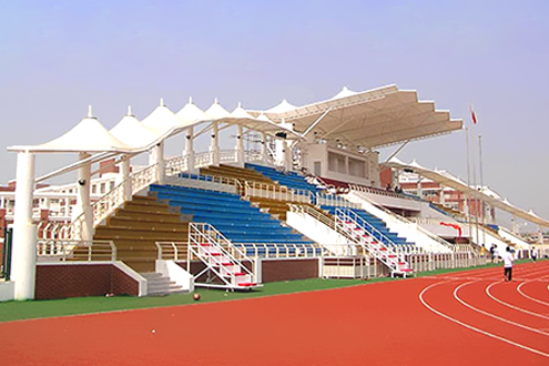 Polyurea anti-corrosion project for sports stadium stands